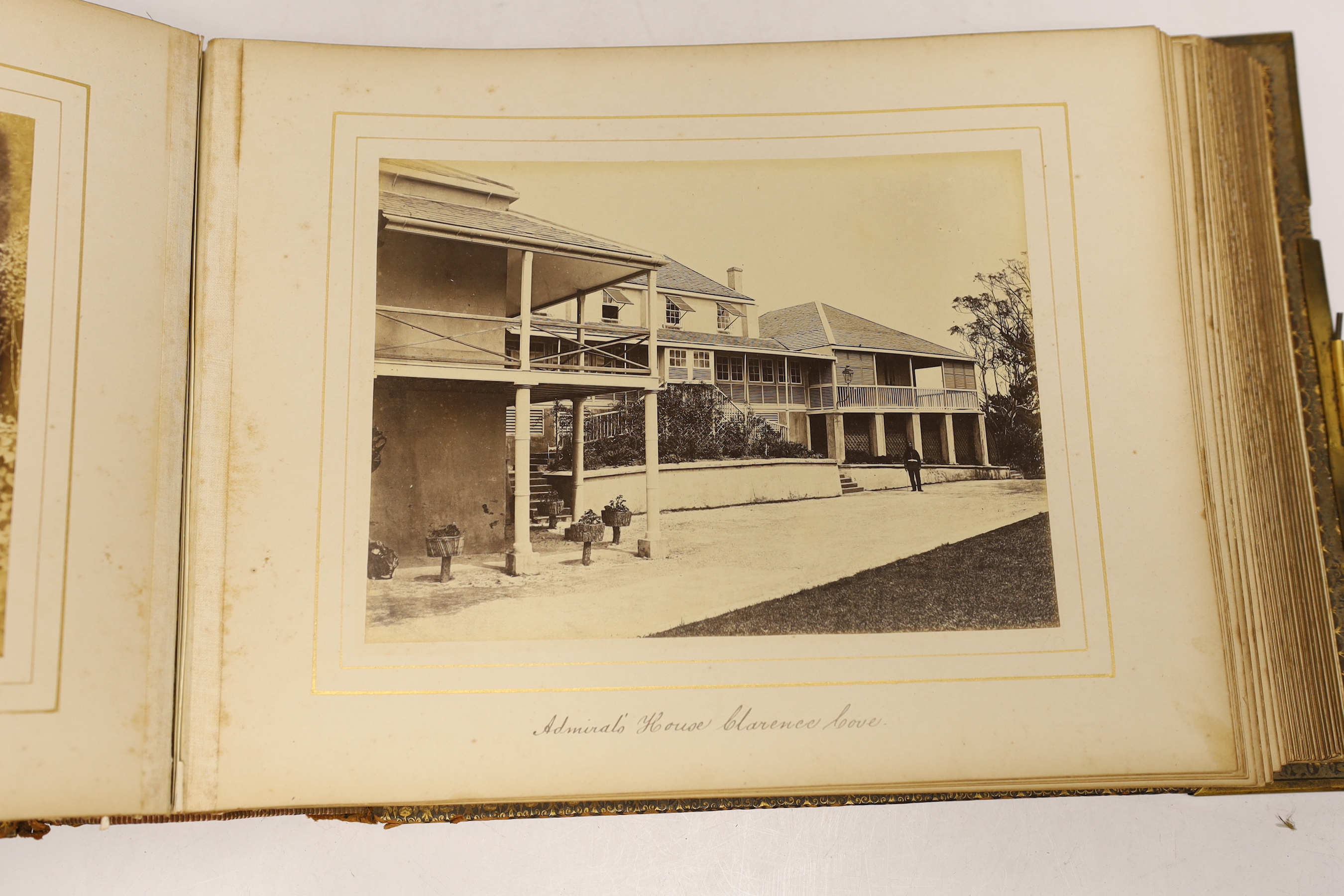 An album of photographs and ephemera relating the 1872-76 Royal Society Scientific Voyage, circa 1876, Provenance: Sotheby’s Groombridge Place sale, 15th and 16th September, 1992